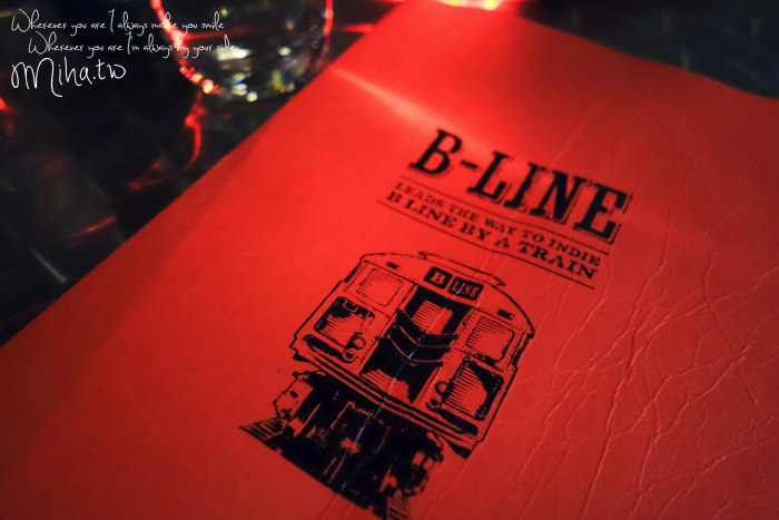 B LINE BY A TRAIN